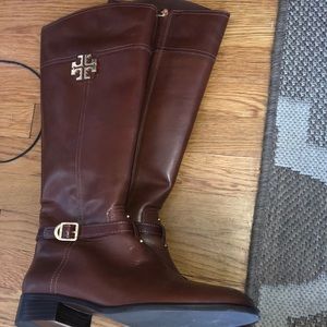 Tory Burch leather boots